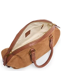 Dolce Vita Sion Nubuck Leather Satchel Bag