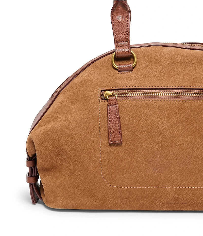 Dolce Vita Sion Nubuck Leather Satchel Bag