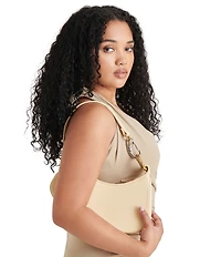 Dolce Vita Skylar Croco Leather Shoulder Bag