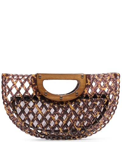 Dolce Vita Solandra PVC Clutch Handle Handbag