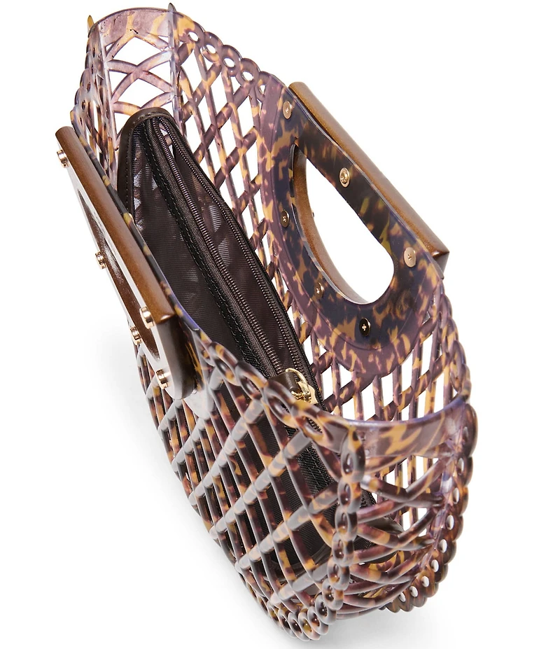 Dolce Vita Solandra PVC Clutch Handle Handbag