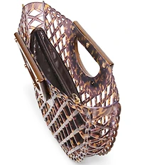 Dolce Vita Solandra PVC Clutch Handle Handbag