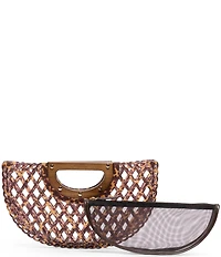 Dolce Vita Solandra PVC Clutch Handle Handbag