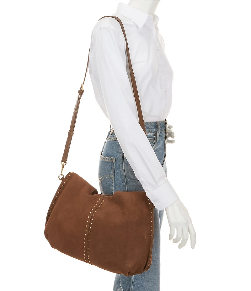 Dolce Vita Sonora Suede Studded Hobo Bag