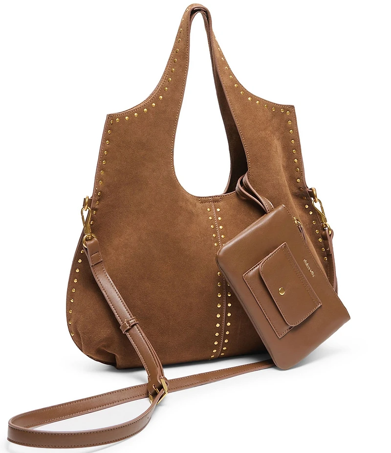 Dolce Vita Sonora Suede Studded Hobo Bag