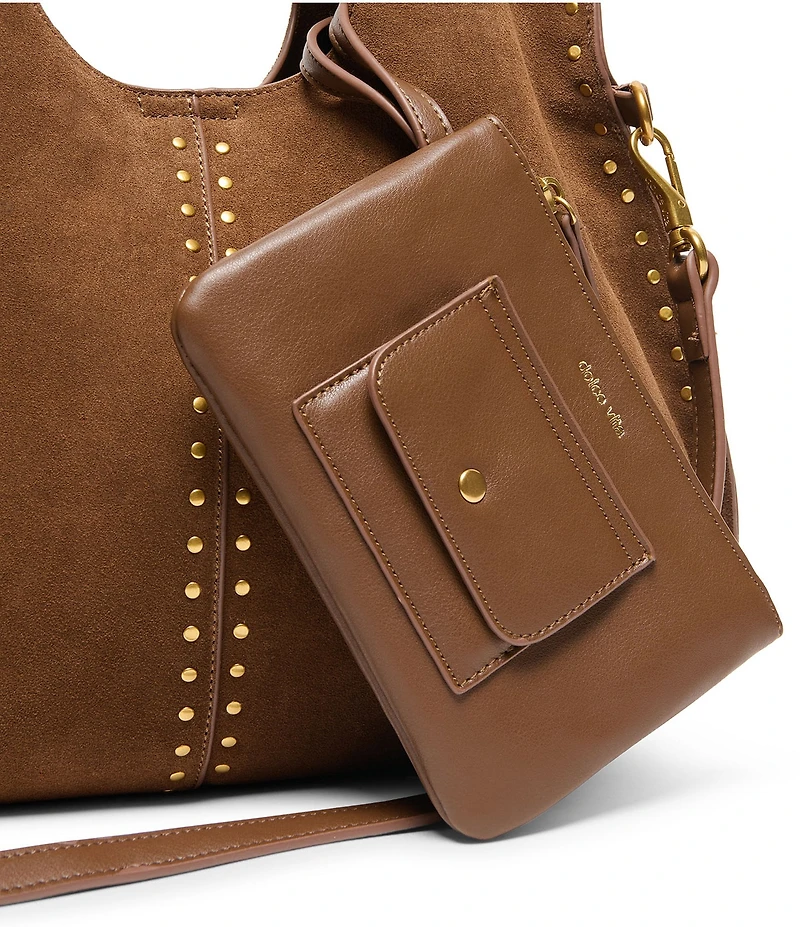 Dolce Vita Sonora Suede Studded Hobo Bag