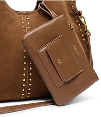 Dolce Vita Sonora Suede Studded Hobo Bag