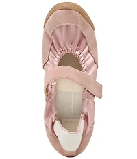 Dolce Vita Spruce Satin Ruched Ballet Mary Jane Hook-and-Loop Sneakers