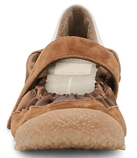 Dolce Vita Spruce Satin Ruched Ballet Mary Jane Hook-and-Loop Sneakers