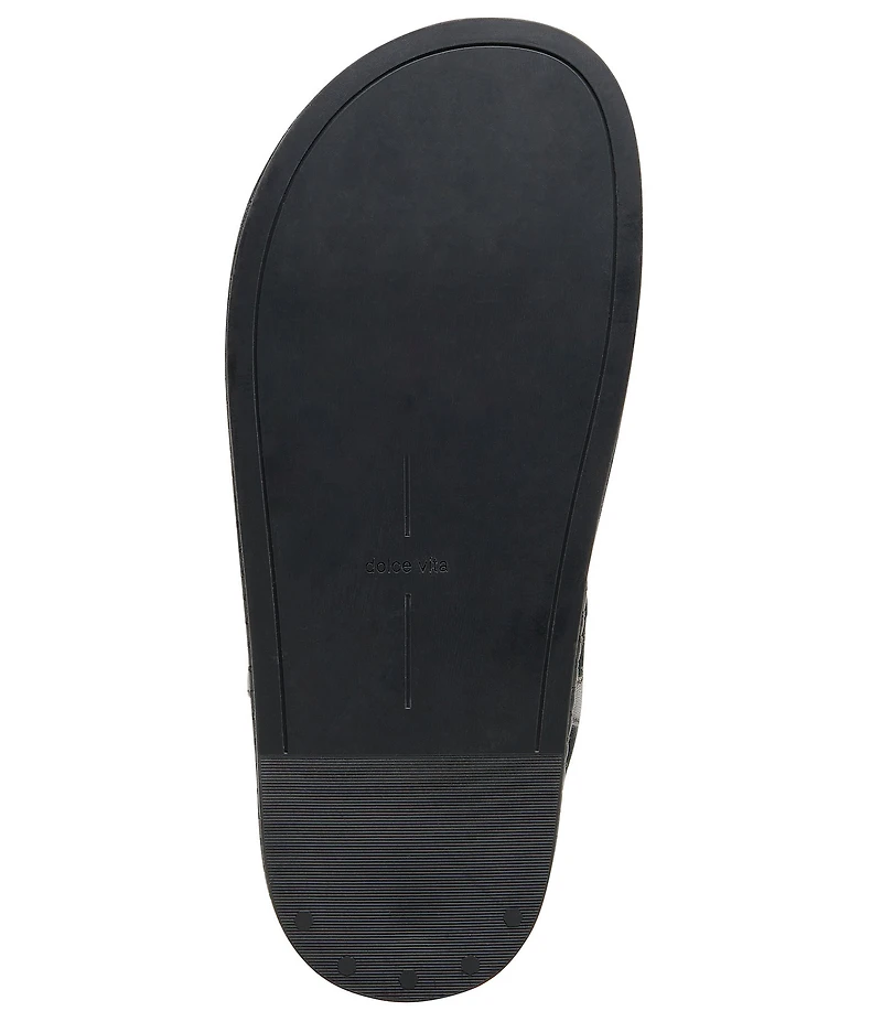 Dolce Vita Stefan Leather Toe Ring Hardware Sandals