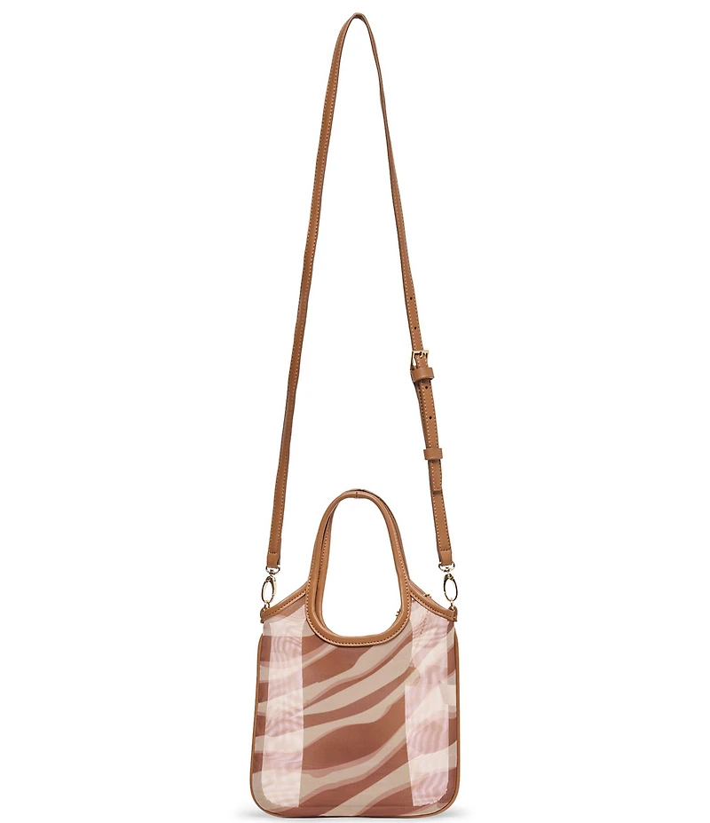 Dolce Vita Sylvene Mesh Zebra Print Mini Crossbody Bag