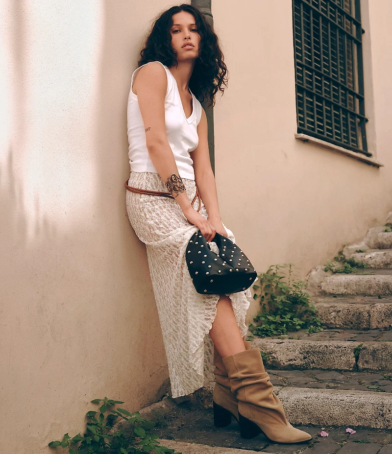 Dolce Vita Talina Suede Slouch Boots