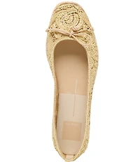 Dolce Vita Tianna Raffia Ballet Flats