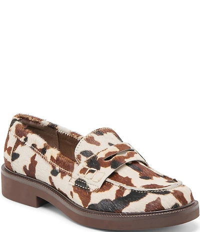 Dolce Vita Tiggy Calf Hair Penny Loafers