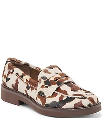 Dolce Vita Tiggy Calf Hair Penny Loafers