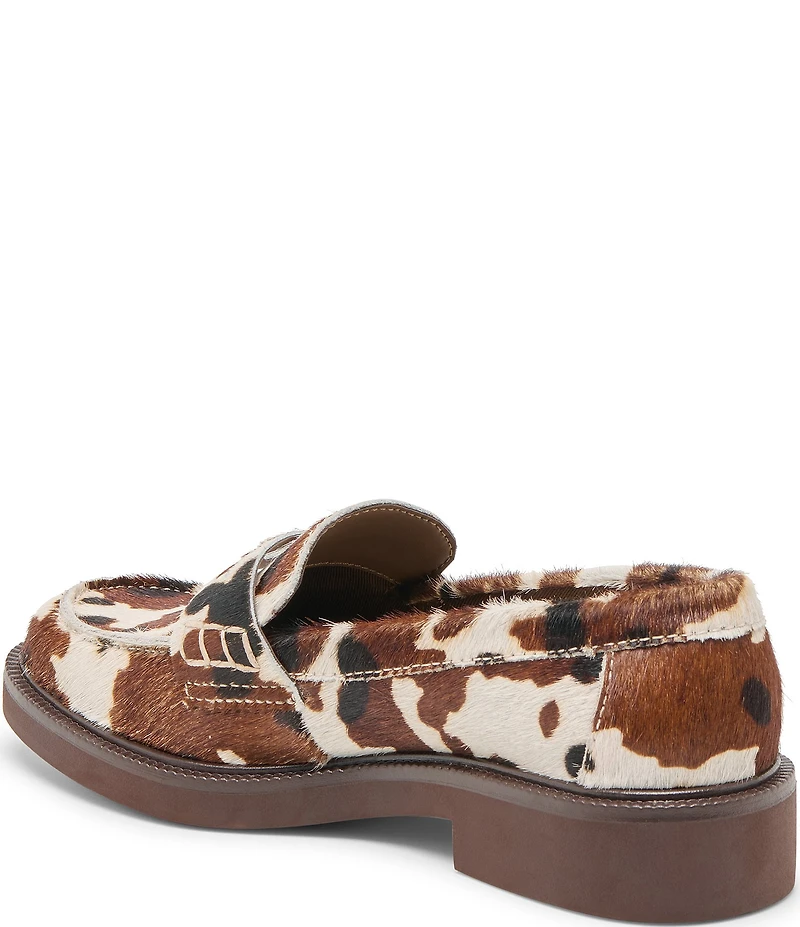 Dolce Vita Tiggy Calf Hair Penny Loafers