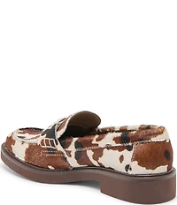 Dolce Vita Tiggy Calf Hair Penny Loafers