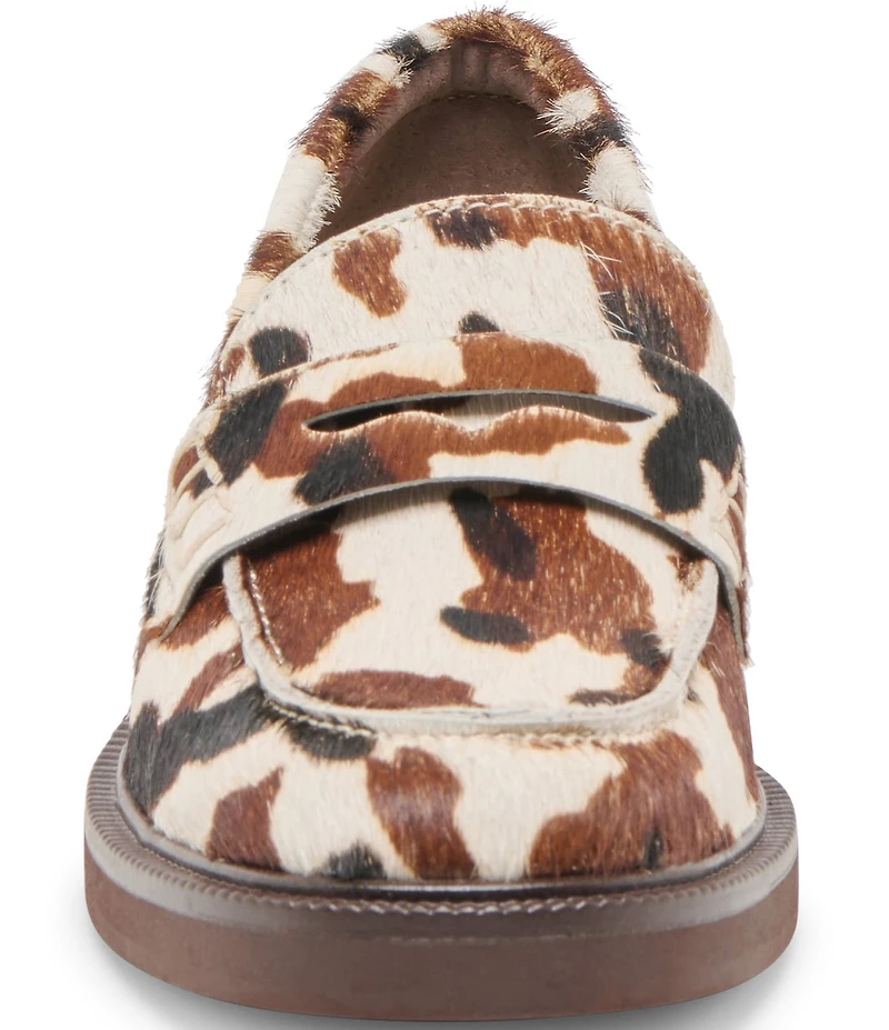 Dolce Vita Tiggy Calf Hair Penny Loafers