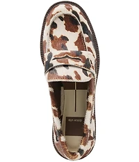 Dolce Vita Tiggy Calf Hair Penny Loafers