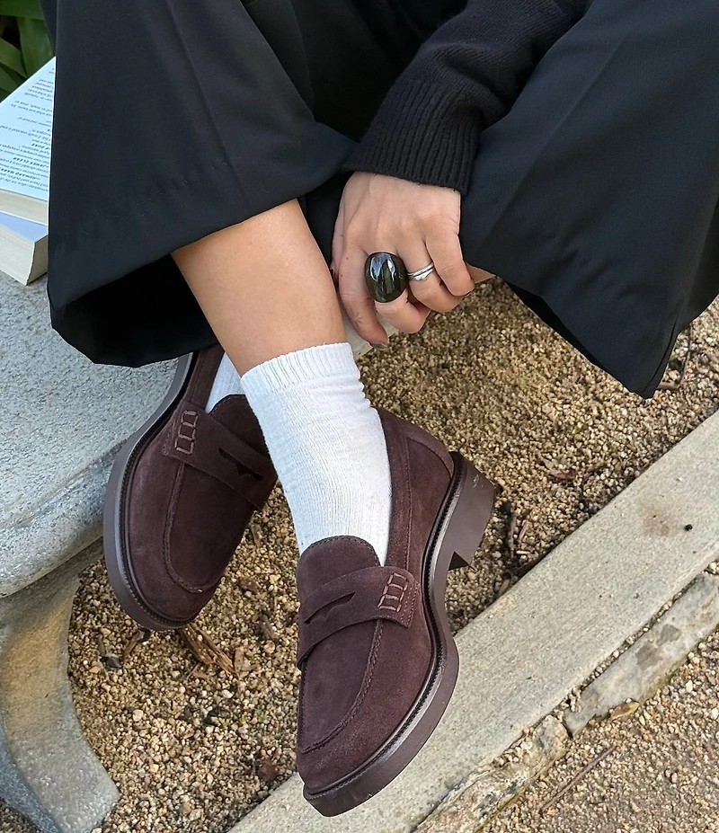 Dolce Vita Tiggy Suede Penny Loafers