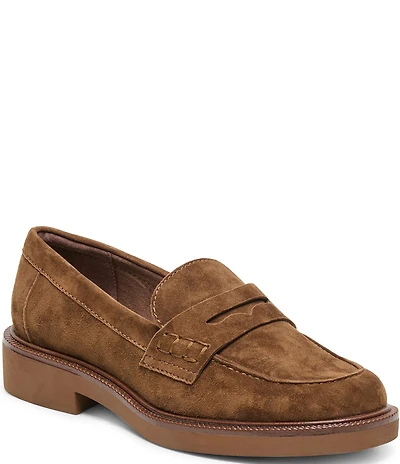 Dolce Vita Tiggy Suede Penny Loafers