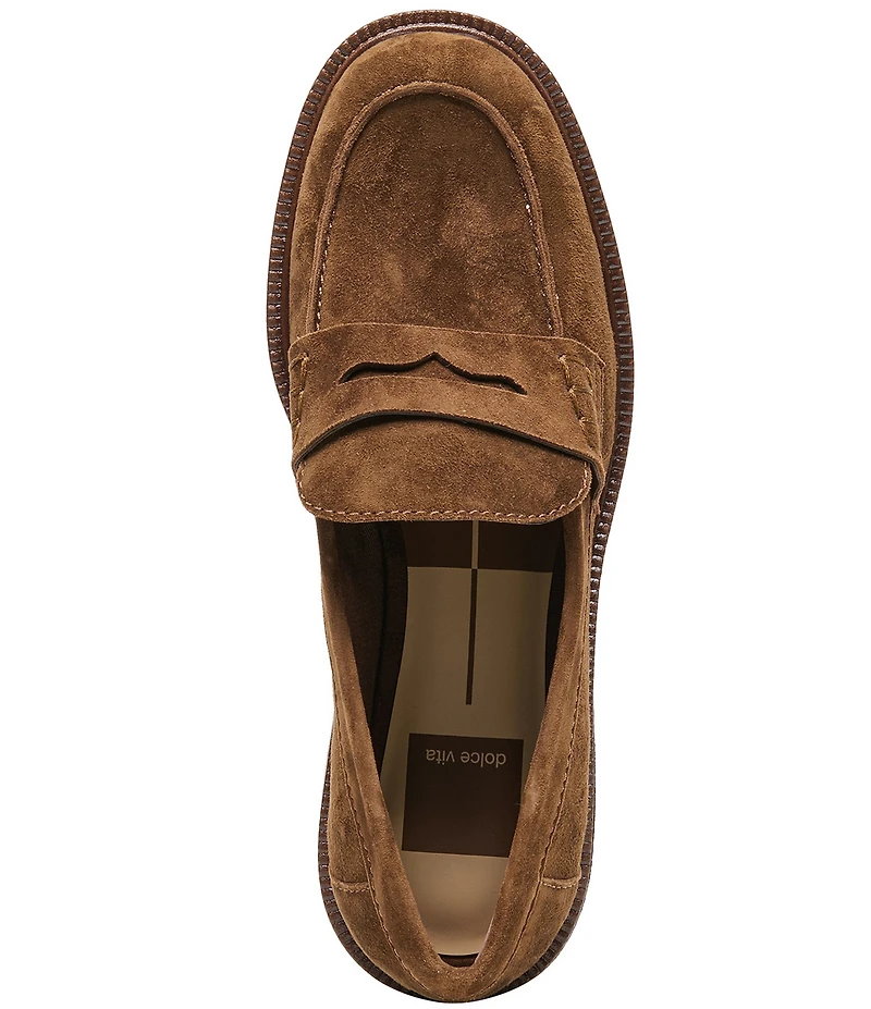 Dolce Vita Tiggy Suede Penny Loafers