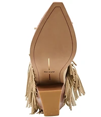 Dolce Vita Torey Suede Fringe Western Booties