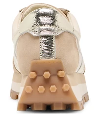 Dolce Vita Tresa Leather Lug Sole Sporty Sneakers