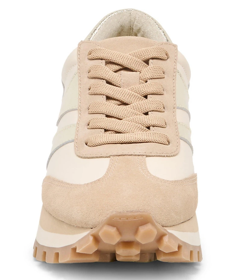 Dolce Vita Tresa Leather Lug Sole Sporty Sneakers