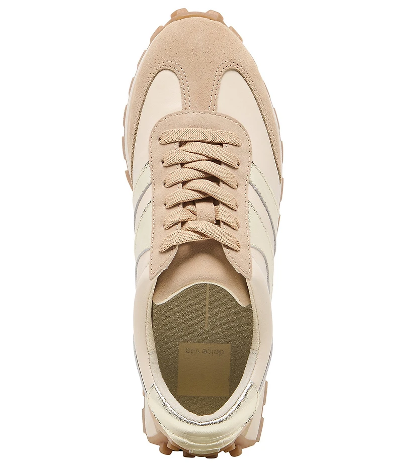 Dolce Vita Tresa Leather Lug Sole Sporty Sneakers