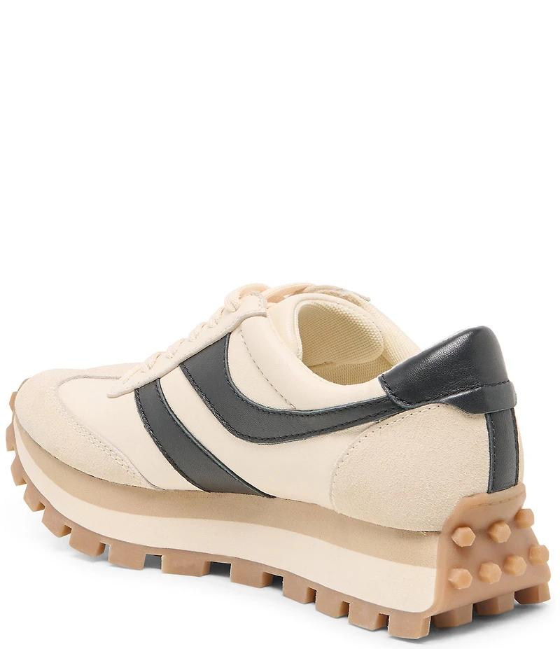 Dolce Vita Tresa Leather Lug Sole Sporty Sneakers