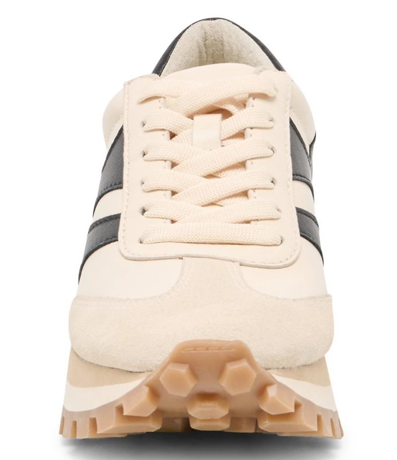 Dolce Vita Tresa Leather Lug Sole Sporty Sneakers