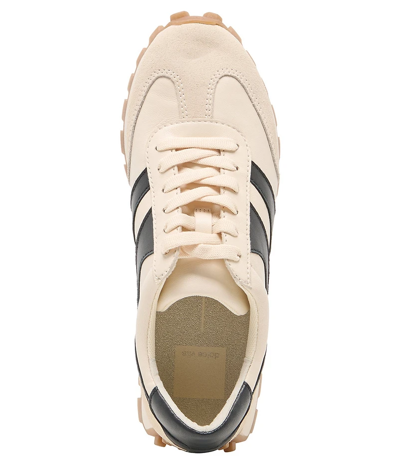 Dolce Vita Tresa Leather Lug Sole Sporty Sneakers