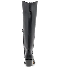 Dolce Vita Virona H2O Leather Tall Block Heel Boots