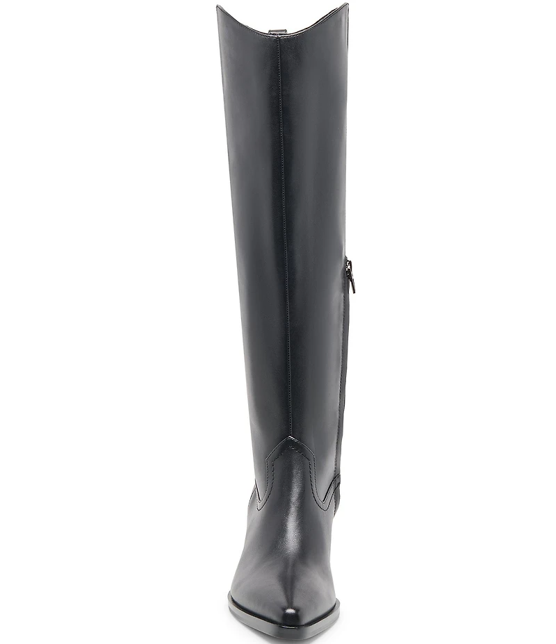 Dolce Vita Virona H2O Leather Tall Block Heel Boots