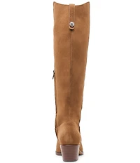 Dolce Vita Virona H2O Suede Tall Block Heel Boots