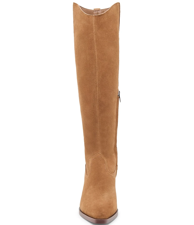Dolce Vita Virona H2O Suede Tall Block Heel Boots