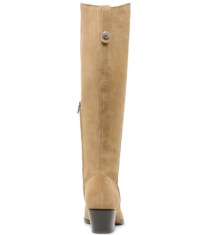 Dolce Vita Virona H2O Suede Tall Block Heel Boots