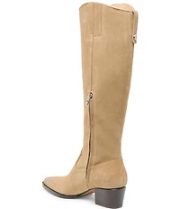 Dolce Vita Virona H2O Suede Tall Block Heel Boots