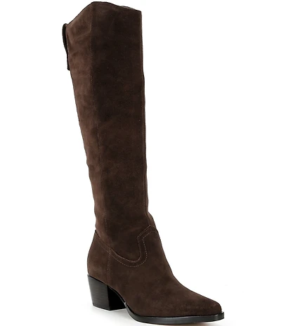 Dolce Vita Virona H2O Suede Tall Block Heel Boots