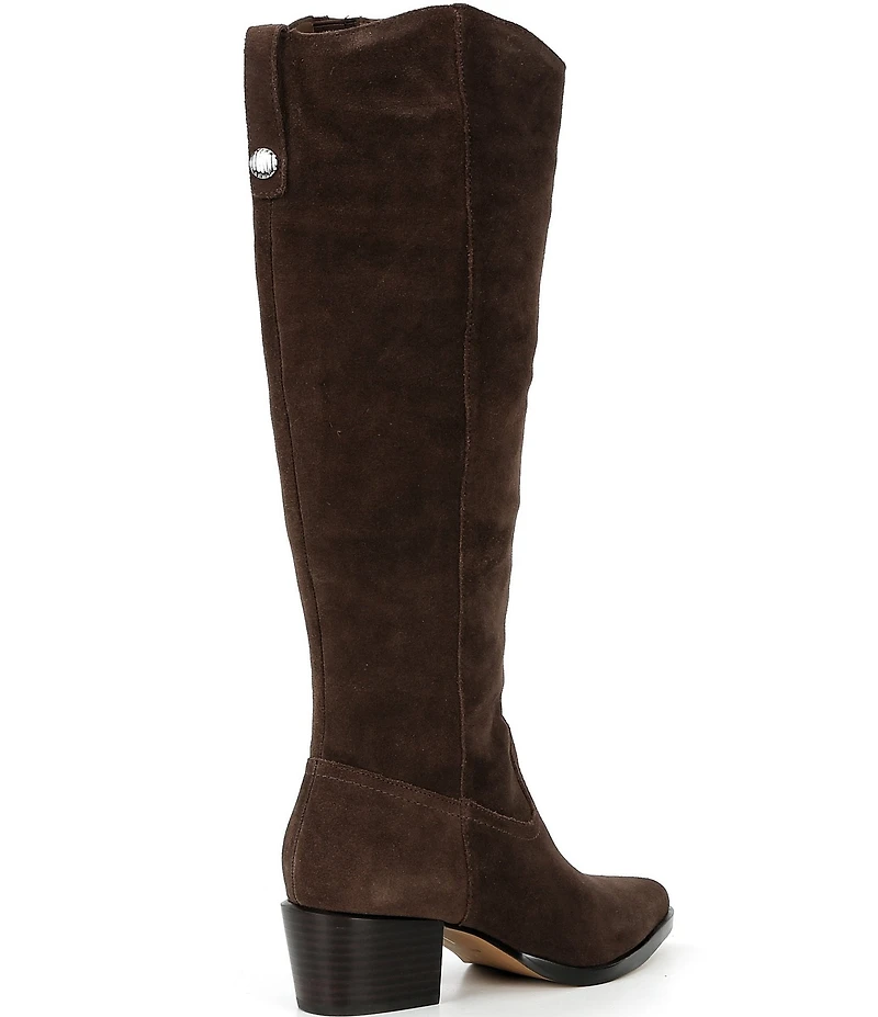 Dolce Vita Virona H2O Suede Tall Block Heel Boots