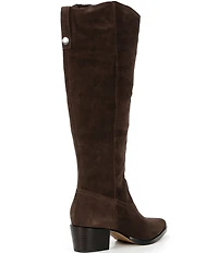 Dolce Vita Virona H2O Suede Tall Block Heel Boots
