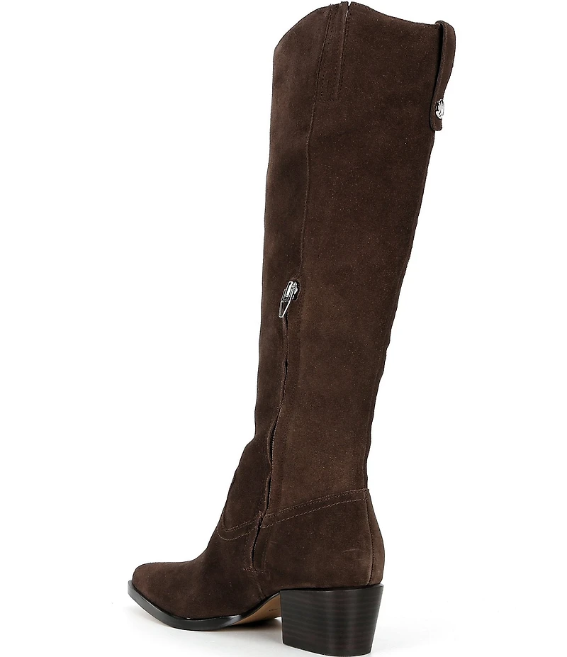 Dolce Vita Virona H2O Suede Tall Block Heel Boots