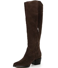 Dolce Vita Virona H2O Suede Tall Block Heel Boots