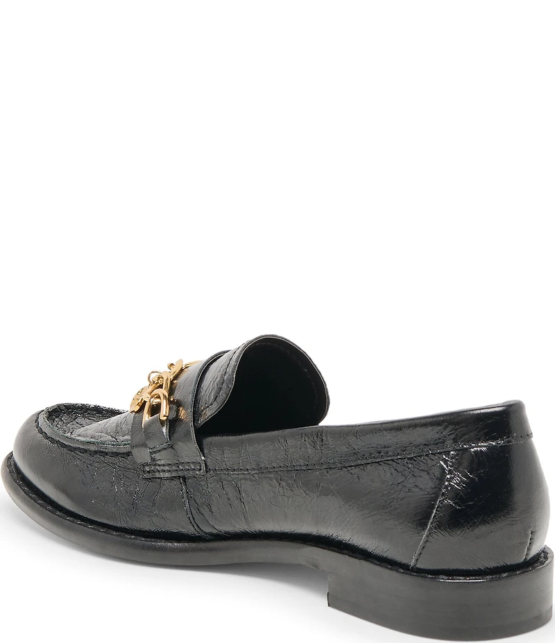 Dolce Vita Waylen Leather Charm Hardware Penny Loafers