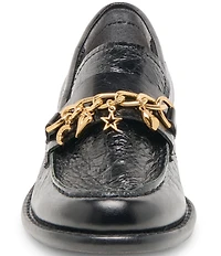 Dolce Vita Waylen Leather Charm Hardware Penny Loafers