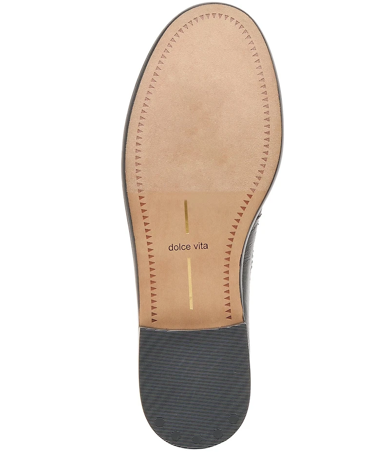 Dolce Vita Waylen Leather Charm Hardware Penny Loafers