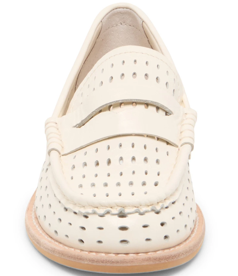 Dolce Vita Wonda Suede Perforated Penny Loafers