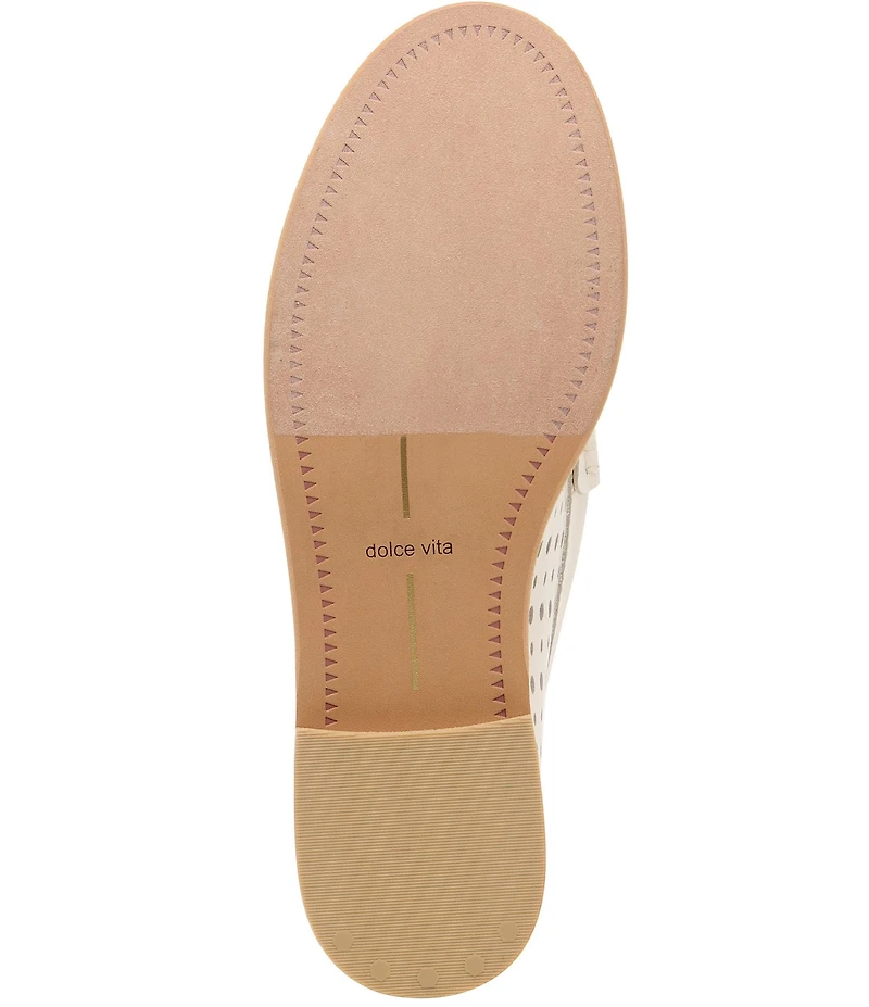 Dolce Vita Wonda Suede Perforated Penny Loafers