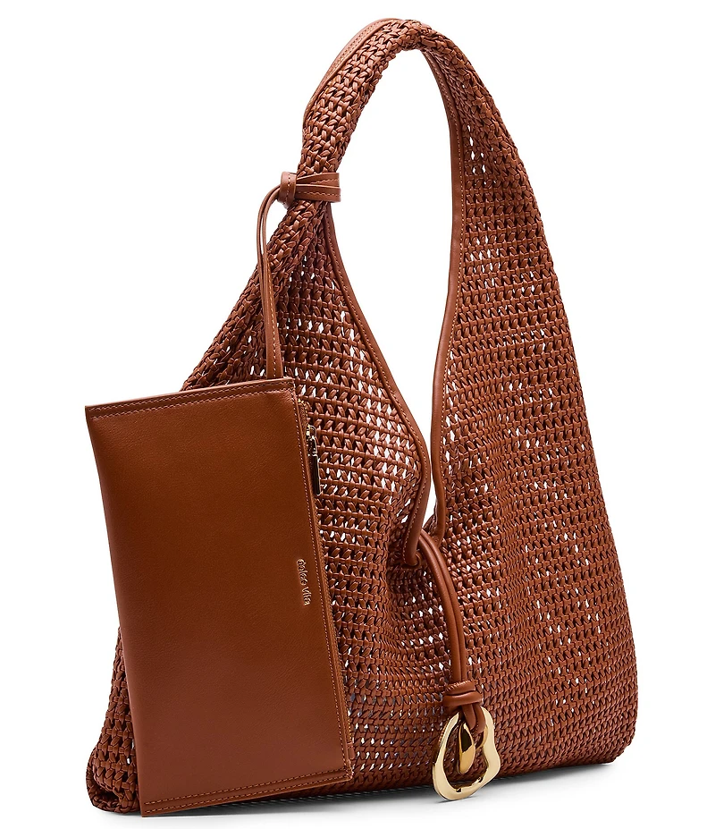 Dolce Vita Woven Hobo Shoulder Bag